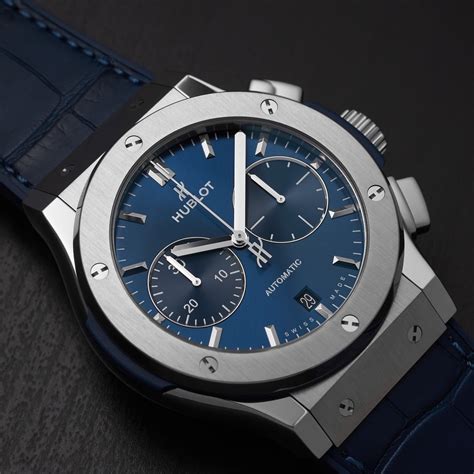 hublot classic fusion titanium blue price|Hublot classic fusion price.